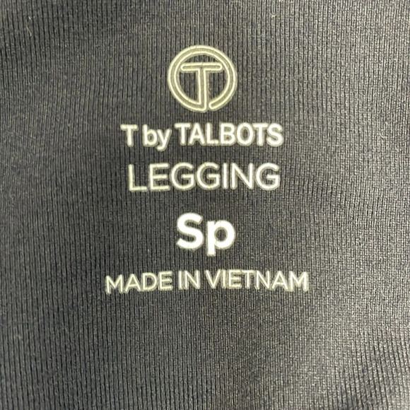 T by Talbots High Waist Legging Navy Blue Slash Pockets SP - Picture 12 of 15